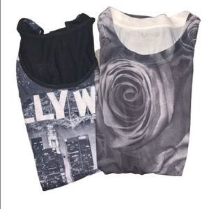 💪🏽 gently worn young men’s  shirt & tank bundle.